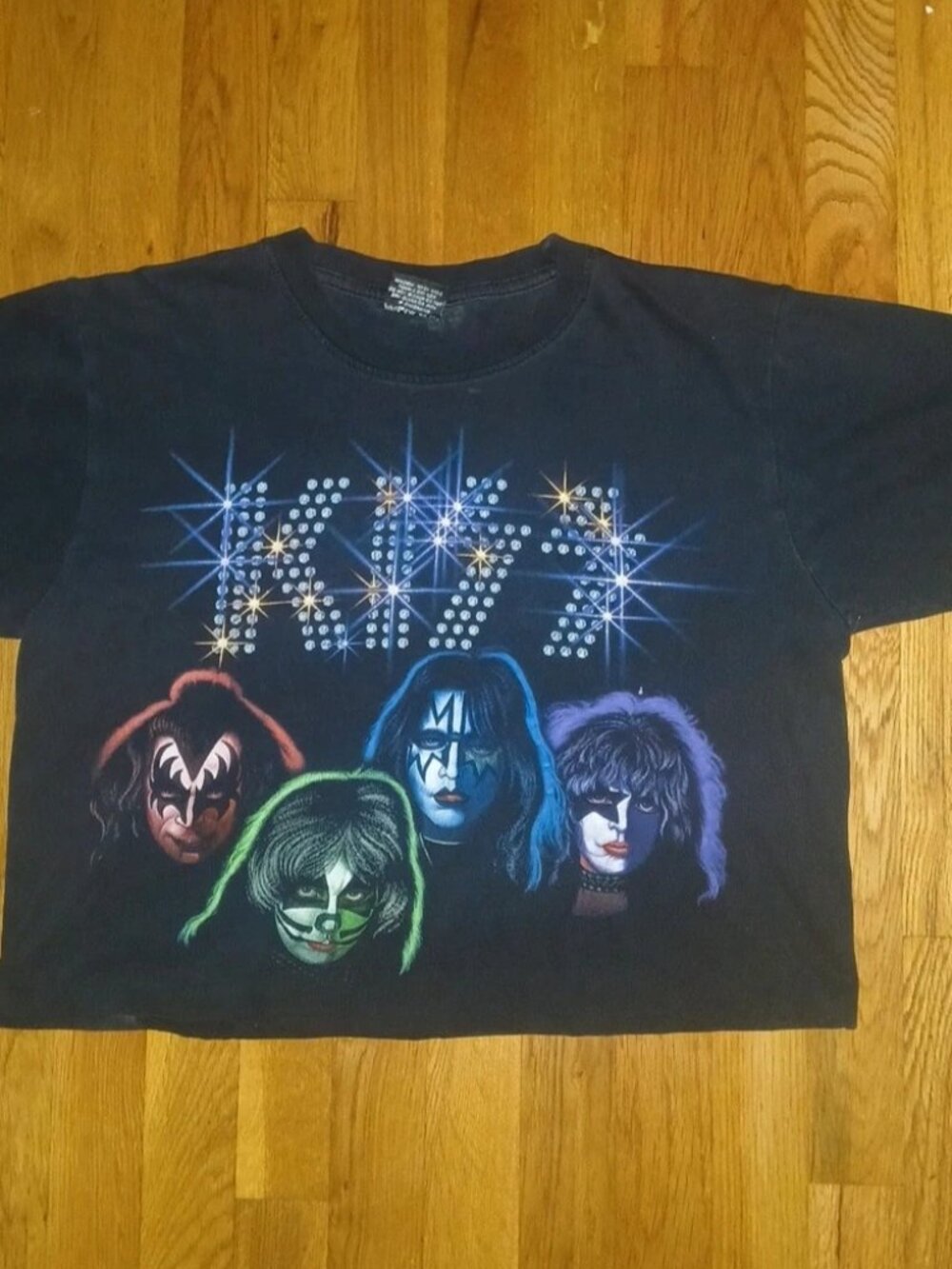 Vintage 90s KISS rock band tee Medium